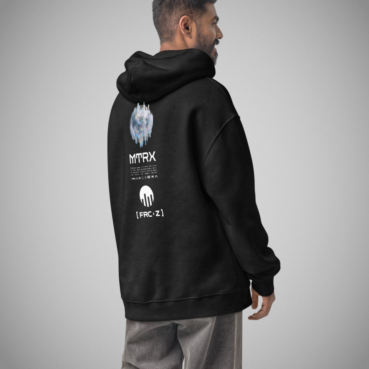 GR-01 Heavy Hoodie // Extended Size // Code MTRX Fragment 3.0